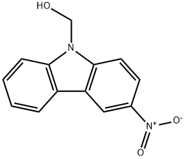 9-羟甲基-3-硝基咔唑 结构式