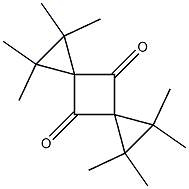 Dispiro[2.1.2.1]octane-4,8-dione, 1,1,2,2,6,6,7,7-octamethyl- 结构式
