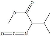 methyl 2-isocyanato-3-methylbutanoate 结构式