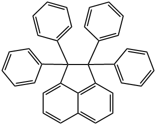 Acenaphthylene, 1,2-dihydro-1,1,2,2-tetraphenyl- 结构式