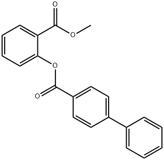 2-(methoxycarbonyl)phenyl 4-biphenylcarboxylate 结构式