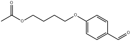 Benzaldehyde, 4-[4-(acetyloxy)butoxy]- 结构式