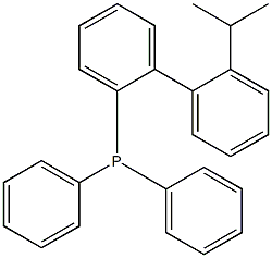 Phosphine, [2'-(1-methylethyl)[1,1'-biphenyl]-2-yl]diphenyl- 结构式