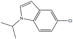 1H-Indole, 5-chloro-1-(1-methylethyl)- 结构式