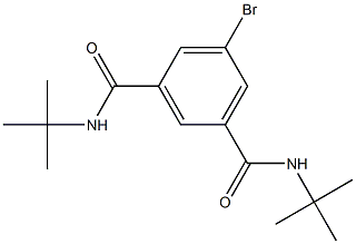 1,3-Benzenedicarboxamide, 5-bromo-N,N'-bis(1,1-dimethylethyl)- 结构式