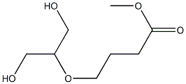 4-(1,3-二羟基丙-2-基氧基)丁酸甲酯 结构式