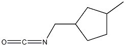Cyclopentane, 1-(isocyanatomethyl)-3-methyl- 结构式