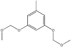 Benzene, 1,3-bis(methoxymethoxy)-5-methyl- 结构式