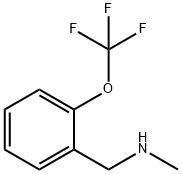 甲基({[2-(三氟甲氧基)苯基]甲基})胺 结构式