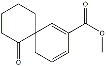 Spiro[5.5]undeca-1,3-diene-2-carboxylic acid, 7-oxo-, methyl ester 结构式