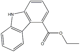 9H-Carbazole-4-carboxylic acid, ethyl ester 结构式