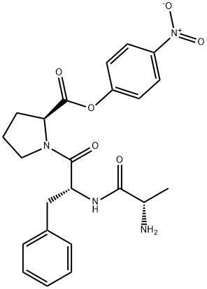 L-Proline, 1-(N-L-alanyl-D-phenylalanyl)-, 4-nitrophenyl ester 结构式