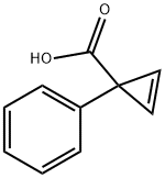 2-Cyclopropene-1-carboxylic acid, 1-phenyl- 结构式