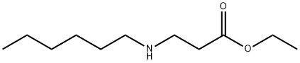 ethyl 3-(hexylamino)propanoate 结构式