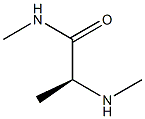 (2S)-N-METHYL-2-(METHYLAMINO)PROPANAMIDE 结构式