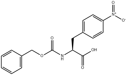 N-CBZ-4-硝基-DL-苯丙氨酸 结构式