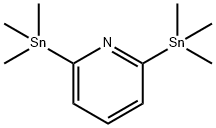 Pyridine, 2,6-bis(trimethylstannyl)- 结构式