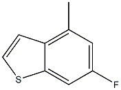 Benzo[b]thiophene, 6-fluoro-4-methyl- 结构式