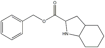 八氢-1H-吲哚-2-甲酸苄酯 结构式