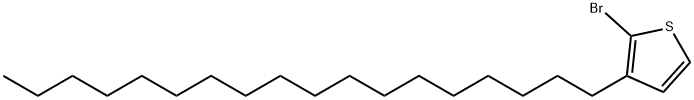 2-溴-3-十八烷基噻吩 结构式