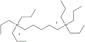 1,5-戊二胺,N1,N1,N5,N5六丙基,碘化物(1:2) 结构式