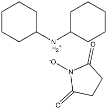 N-HYDROXYSUCCINIMIDE DICYCLOHEXYLAMINE SALT 结构式