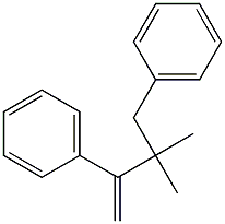 Benzene, 1,1'-(2,2-dimethyl-1-methylene-1,3-propanediyl)bis- 结构式