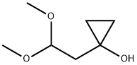 1-(2,2-二甲氧基乙基)环丙-1-醇 结构式