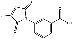 3-(3-methyl-2,5-dioxo-2,5-dihydro-1H-pyrrol-1-yl)benzoic acid 结构式