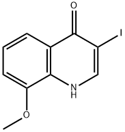 3-碘-8-甲氧基喹啉-4(1H)-酮 结构式