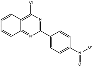 4-氯-2-(4-硝基苯基)喹唑啉 结构式