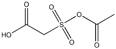 Acetic acid, [(acetyloxy)sulfonyl]- 结构式