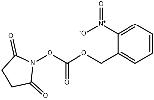 2,5-二氧代吡咯烷-1-基 (2-硝基苄基)碳酸酯 结构式