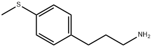 BENZENEPROPANAMINE,4-(METHYLTHIO)- 结构式
