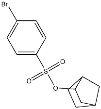 Benzenesulfonic acid, 4-bromo-, bicyclo[2.2.1]hept-2-yl ester, exo- 结构式