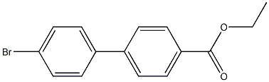 4'-溴联苯-4-羧酸乙酯 结构式