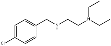 (4-氯苯基)甲基][2-(二乙氨基)乙基]胺 结构式