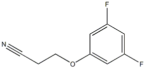 3-(3,5-DIFLUOROPHENOXY)PROPANENITRILE 结构式