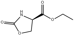 R-2-恶唑烷酮-4-羧酸乙酯 结构式