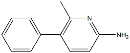 6-methyl-5-phenylpyridin-2-amine 结构式