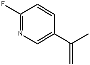 2-FLUORO-5-(PROP-1-EN-2-YL)PYRIDINE 结构式