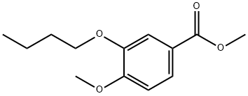 Benzoic acid, 3-butoxy-4-methoxy-, methyl ester 结构式