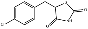 5-(4-氯苄基)噻唑烷-2,4-二酮 结构式