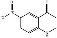 1-[2-(methylamino)-5-nitrophenyl]ethanone 结构式