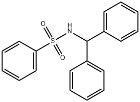 N-二苯甲基苯磺酰胺 结构式