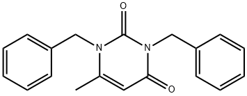 1,3-dibenzyl-6-methylpyrimidine-2,4(1H,3H)-dione 结构式