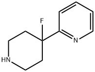 2-(4-氟哌啶-4-基)吡啶 结构式