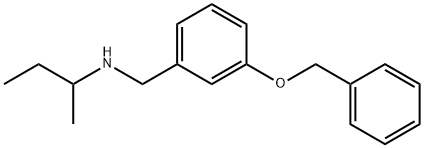 {[3-(benzyloxy)phenyl]methyl}(butan-2-yl)amine 结构式