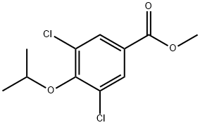 3,5-二氯-4-异丙氧基苯甲酸甲酯 结构式