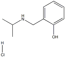 2-{[(propan-2-yl)amino]methyl}phenol hydrochloride 结构式